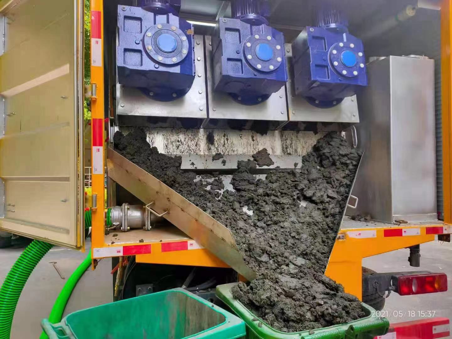 梁溪化粪池清掏城市维护站-泥浆净化干湿分离处理